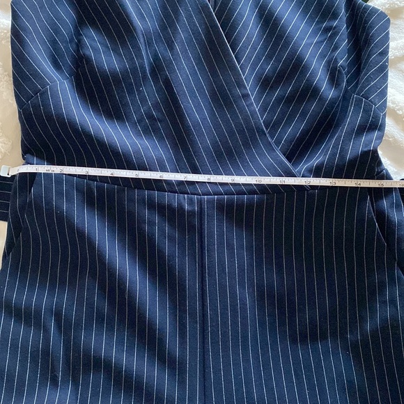 Navy Pin Stripe Ralph Lauren Jumpsuit - Picture 9 of 9